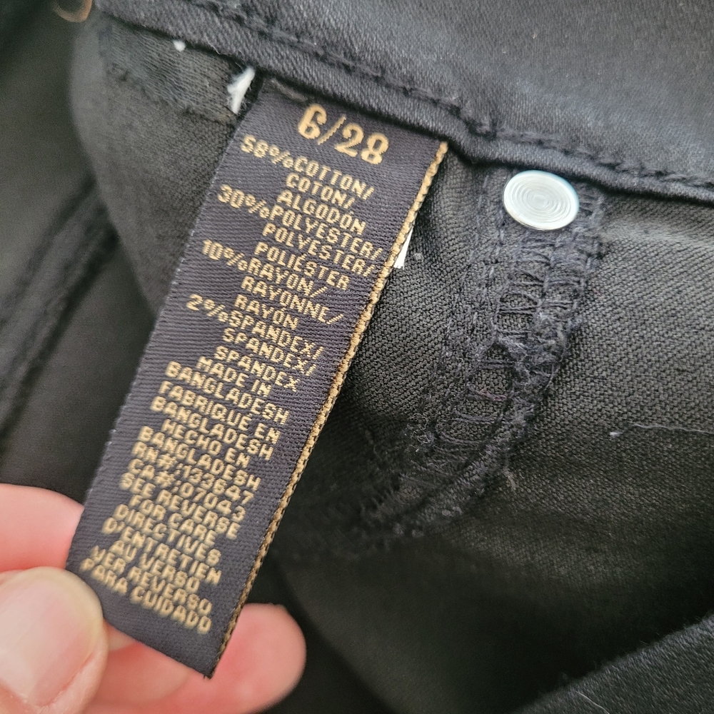 SOLD - Rachel Roy Black Skinny Jeans Jeggings ** 6/28 **  NWOT!! - Picture 4 of 4